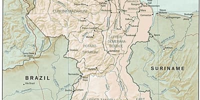 Карта вулиць Джорджтауна, Гайана 